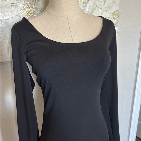 Express Black Body Contour Dress sz S - Picture 4 of 8
